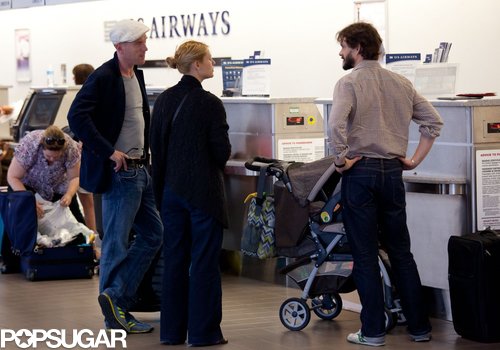 Claire Danes and her family traveled with Damian Lewis.
Claire Danes and her family traveled with Damian Lewis.