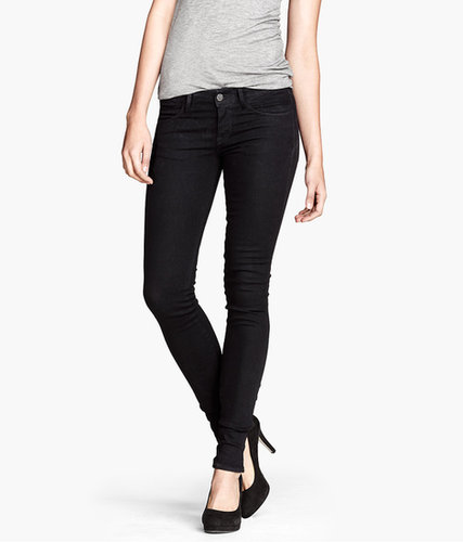 The surest way to bring denim to work? Try a black pair ($10) when you'd normally wear tailored trousers.
The surest way to bring denim to work? Try a black pair ($10) when you'd normally wear tailored trousers.
