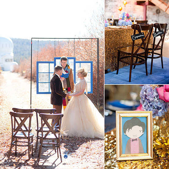 Something Blue: Doctor Who Wedding Inspiration Something Blue: Doctor Who Wedding Inspiration