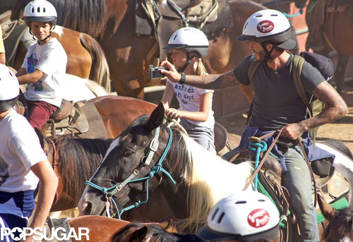 Victoria Beckham Is on a Horse! Victoria Beckham Is on a Horse!