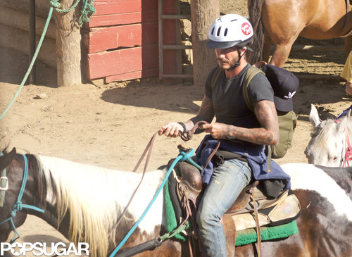 Victoria Beckham Is on a Horse! Victoria Beckham Is on a Horse!