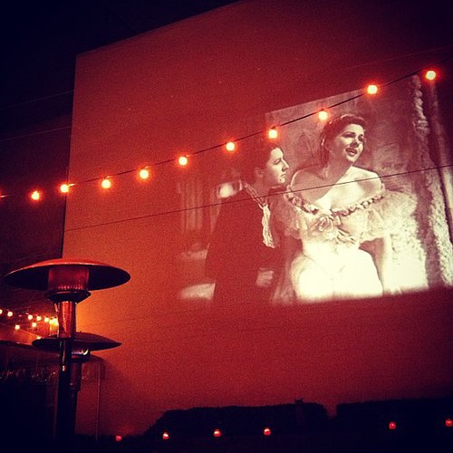 Enjoy Dinner and a Movie at the Same Time Enjoy Dinner and a Movie at the Same Time