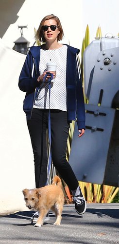 Agyness Deyn and her husband, Giovanni Ribisi, share a sweet rescue dog that they bring along with them from London to NYC.
Agyness Deyn and her husband, Giovanni Ribisi, share a sweet rescue dog that they bring along with them from London to NYC.