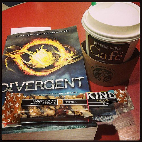 Thecrandalllife explains her book pick: "Have an hour of free time and I have been told I should read Divergent by so many people."
Thecrandalllife explains her book pick: "Have an hour of free time and I have been told I should read Divergent by so many people."