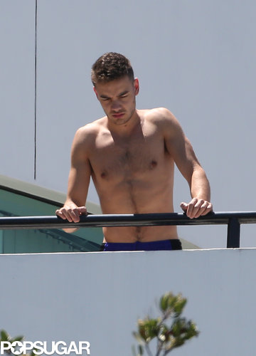 Liam Payne went shirtless on a balcony in LA in August.
Liam Payne went shirtless on a balcony in LA in August.