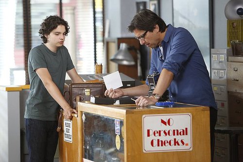 Parenthood
Max (Max Burkholder) and Hank (Ray Romano) in "It Has to Be Now," Parenthood's season premiere, airing Sept. 26 on NBC.
Parenthood
Max (Max Burkholder) and Hank (Ray Romano) in "It Has to Be Now," Parenthood's season premiere, airing Sept. 26 on NBC.
