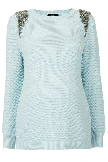 Topshop Embellished Sweater Topshop Embellished Sweater