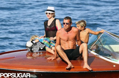 Gwen Stefani Stays Glam as Gavin Rossdale Goes Shirtless Gwen Stefani Stays Glam as Gavin Rossdale Goes Shirtless