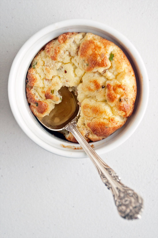 The classic: Ham and cheese sandwich
The twist: Ham and cheese soufflés
When you were a wee little one, ham and cheese sandwiches were the jam, and you only dreamt of pronouncing the word soufflé correctly. These days, don your grown-up fancy pants and head to the kitchen to make these individual treats that would impress your 10-year-old self.
The classic: Ham and cheese sandwich
The twist: Ham and cheese soufflés
When you were a wee little one, ham and cheese sandwiches were the jam, and you only dreamt of pronouncing the word soufflé correctly. These days, don your grown-up fancy pants and head to the kitchen to make these individual treats that would impress your 10-year-old self.