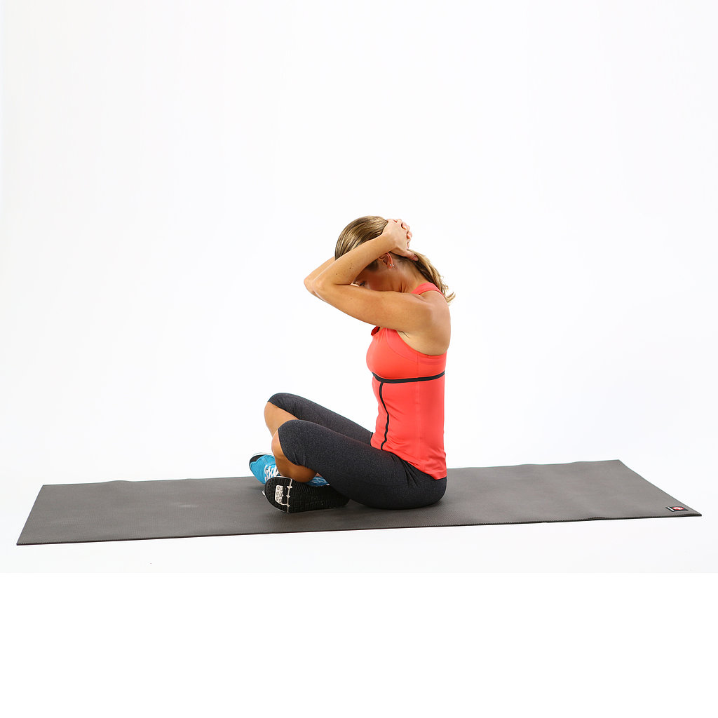 Seated Clasping Neck Stretch Seated Clasping Neck Stretch