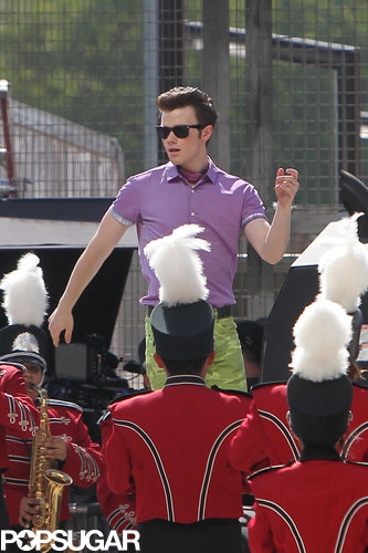 Chris Colfer and Darren Criss Start Glee's Fifth Season With a Smooch Chris Colfer and Darren Criss Start Glee's Fifth Season With a Smooch