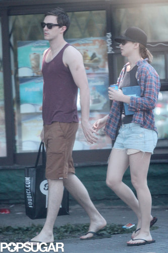 Jennifer Lawrence and Nicholas Hoult walked hand in hand in Montreal.
Jennifer Lawrence and Nicholas Hoult walked hand in hand in Montreal.