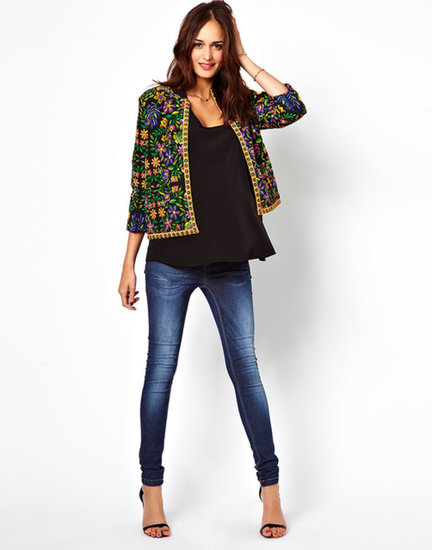 Before it gets too cold, take every opportunity to wear this superstylish quilted ASOS maternity jacket ($93) with a lovely floral print.
Before it gets too cold, take every opportunity to wear this superstylish quilted ASOS maternity jacket ($93) with a lovely floral print.