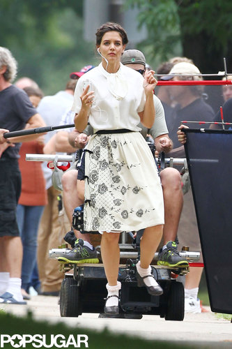 Katie Holmes Is a Dancing Machine on Set! Katie Holmes Is a Dancing Machine on Set!