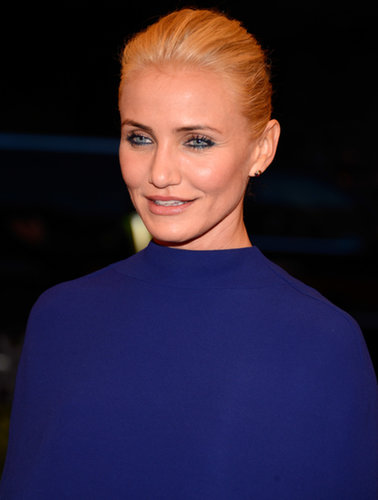 Cameron went for a bright palette at the 2013 Met Gala. She complemented her purple Stella McCartney gown with a swipe of bold eyeliner.
Cameron went for a bright palette at the 2013 Met Gala. She complemented her purple Stella McCartney gown with a swipe of bold eyeliner.