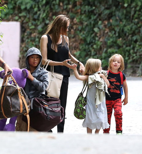 Angelina Jolie and her kids, Pax, Knox, and Vivienne, spent Labor Day in Santa Barbara.
Angelina Jolie and her kids, Pax, Knox, and Vivienne, spent Labor Day in Santa Barbara.