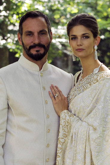 Prince Rahim Aga Khan and Kendra Salwa Spears
The Bride: Kendra Salwa Spears, a Seattle-born model.
The Groom: Prince Rahim Aga Khan, the oldest son of His Highness Aga Khan IV, the spiritual leader of the Shia Ismaili Muslims.
When: Aug. 31, 2013
Where: Geneva, Switzerland
Prince Rahim Aga Khan and Kendra Salwa Spears
The Bride: Kendra Salwa Spears, a Seattle-born model.
The Groom: Prince Rahim Aga Khan, the oldest son of His Highness Aga Khan IV, the spiritual leader of the Shia Ismaili Muslims.
When: Aug. 31, 2013
Where: Geneva, Switzerland