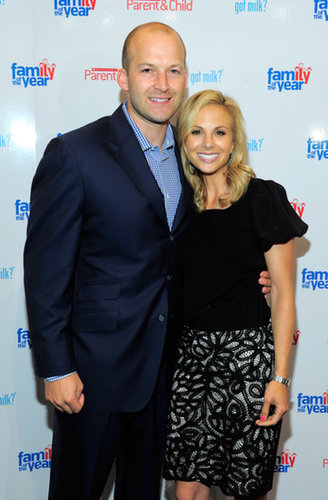 The View cohost-turned-Fox & Friends cohost Elisabeth Hasselbeck has multiple NFL ties — her husband, Tim Hasselbeck, is a former player who now appears on ESPN as an analyst, and his brother Matt plays quarterback for the Indianapolis Colts. She tweeted a sweet shout-out to Matt during the preseason, rooting for her in-law. She and Tim have three kids together, and between her skills on Survivior, their uncle Matt's career, and Tim's time in the NFL, they're sure to inherit some athletic genes.
The View cohost-turned-Fox & Friends cohost Elisabeth Hasselbeck has multiple NFL ties — her husband, Tim Hasselbeck, is a former player who now appears on ESPN as an analyst, and his brother Matt plays quarterback for the Indianapolis Colts. She tweeted a sweet shout-out to Matt during the preseason, rooting for her in-law. She and Tim have three kids together, and between her skills on Survivior, their uncle Matt's career, and Tim's time in the NFL, they're sure to inherit some athletic genes.