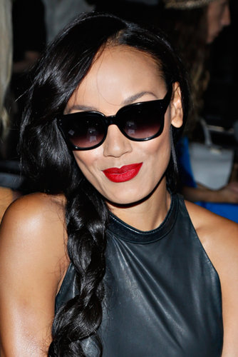 Selita Ebanks at Sally Lapointe Spring 2014.
Selita Ebanks at Sally Lapointe Spring 2014.