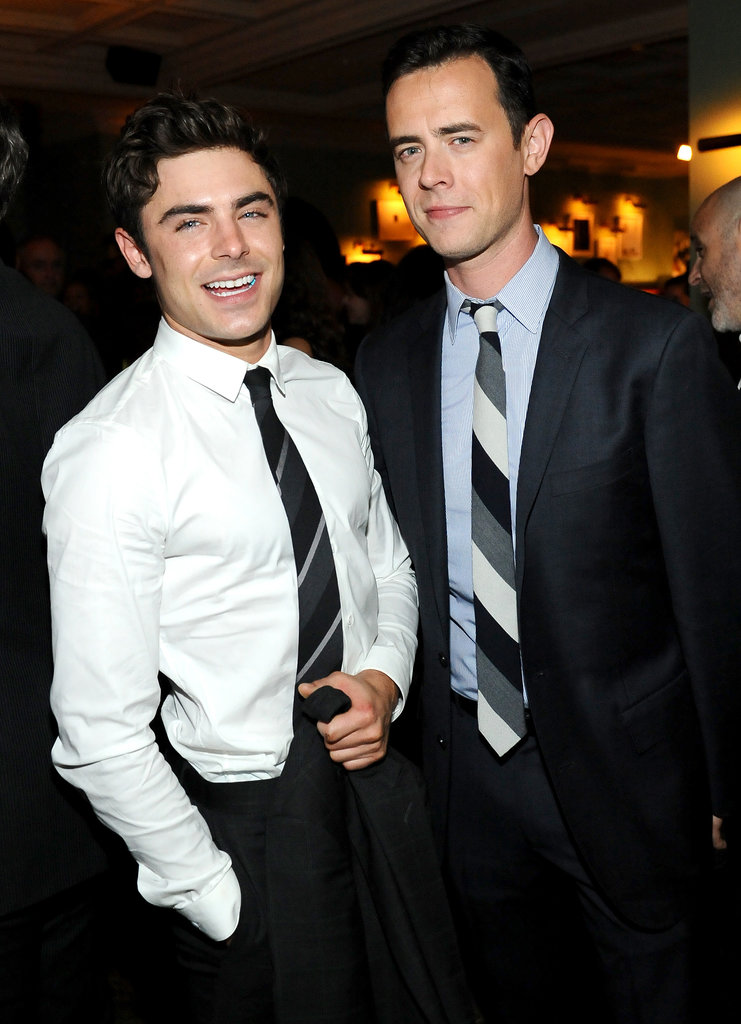 Zac Efron and Colin Hanks stuck together at the Parkland afterparty.
Zac Efron and Colin Hanks stuck together at the Parkland afterparty.