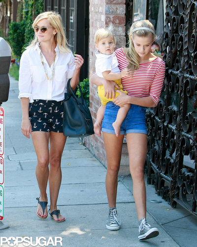 Reese Witherspoon Steps Out With Tennessee and His Sweet Sister, Ava Reese Witherspoon Steps Out With Tennessee and His Sweet Sister, Ava