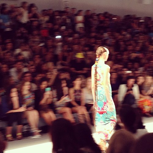 The extralong braids at Mara Hoffman were showstoppers on the runway.
The extralong braids at Mara Hoffman were showstoppers on the runway.