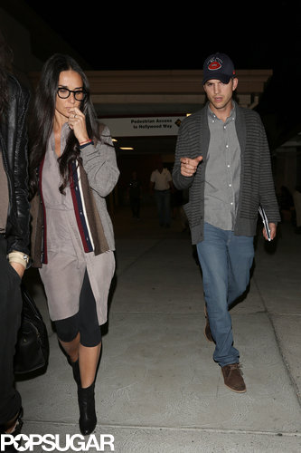 Amicable Exes? Ashton Kutcher Reunites With Ex-Wife Demi Moore For a Flight Amicable Exes? Ashton Kutcher Reunites With Ex-Wife Demi Moore For a Flight