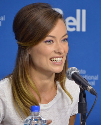 Olivia Wilde was all smiles at the Third Person press conference.
Olivia Wilde was all smiles at the Third Person press conference.