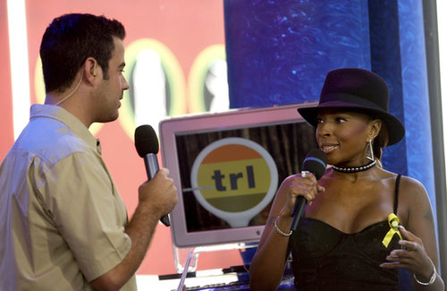 Mary J. Blige chatted with Carson Daly about her album No More Drama on TRL in 2001.
Mary J. Blige chatted with Carson Daly about her album No More Drama on TRL in 2001.