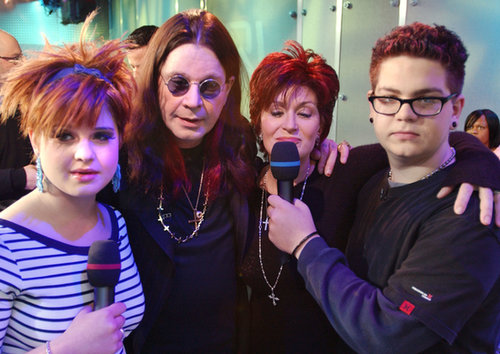 The Osbournes made a TRL appearance together in 2002.
The Osbournes made a TRL appearance together in 2002.