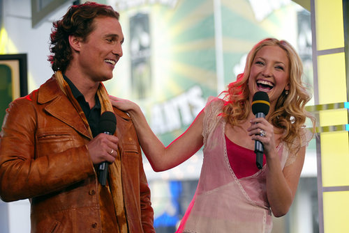 How to Lose a Guy in 10 Days costars Kate Hudson and Matthew McConaughey had a laugh on TRL in 2003.
How to Lose a Guy in 10 Days costars Kate Hudson and Matthew McConaughey had a laugh on TRL in 2003.