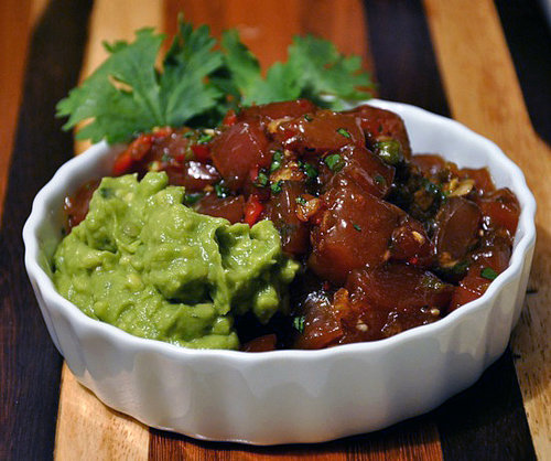Spicy Tuna With Guacamole Spicy Tuna With Guacamole