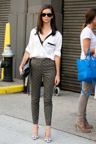 Polka dots on polka dots.
Polka dots on polka dots.