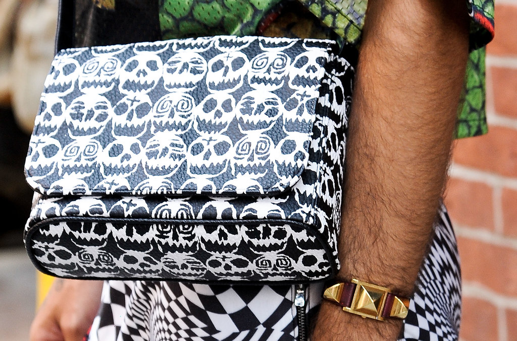 Skulls made a high-impact print.
Skulls made a high-impact print.