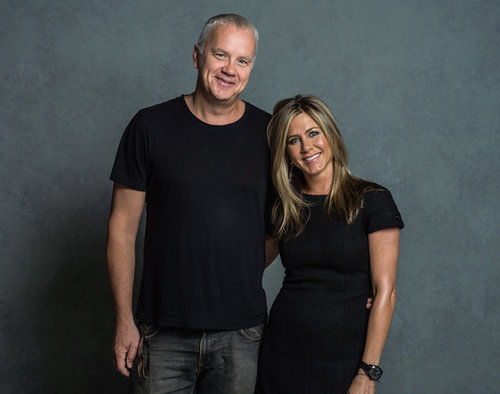 Jennifer Aniston posed with her costar Tim Robbins at the Toronto International Film Festival.
Jennifer Aniston posed with her costar Tim Robbins at the Toronto International Film Festival.