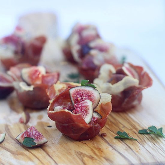 Easy Prosciutto, Goat Cheese, and Fig Appetizer Easy Prosciutto, Goat Cheese, and Fig Appetizer