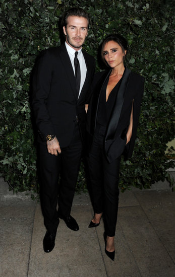 David Beckham and Victoria Beckham stepped out for the London Fashion Week event.
David Beckham and Victoria Beckham stepped out for the London Fashion Week event.