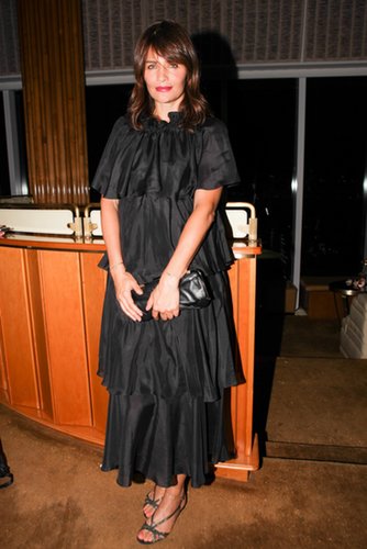 At Vanity Fair's Top of the Standard event, Helena Christensen stood out in head-to-toe black.
At Vanity Fair's Top of the Standard event, Helena Christensen stood out in head-to-toe black.