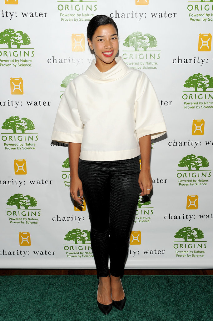 Hannah Bronfman walked the green carpet for Origins' Charity: Water benefit in a crisp ensemble.
Hannah Bronfman walked the green carpet for Origins' Charity: Water benefit in a crisp ensemble.