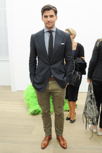 Johannes Huebl was among the night's most dapper at the Paola Pivi exhibition at New York's Galerie Perrotin.
Johannes Huebl was among the night's most dapper at the Paola Pivi exhibition at New York's Galerie Perrotin.