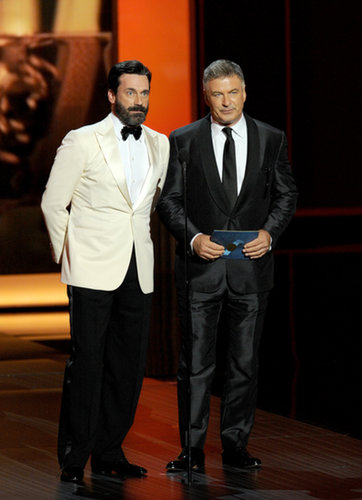 Jon Hamm and Alec Baldwin joked around at the Emmys.
Jon Hamm and Alec Baldwin joked around at the Emmys.