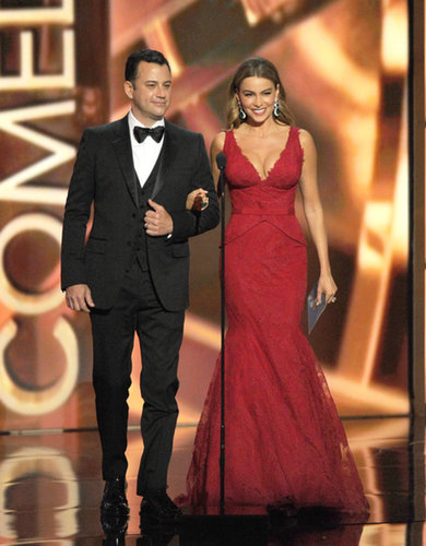 Jimmy Kimmel and Sofia Vergara presented together at the Emmys.
Jimmy Kimmel and Sofia Vergara presented together at the Emmys.