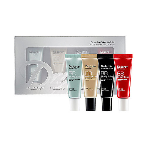 The products: Dr. Jart+
The Original BB Cream Set ($34)
Why we're packing it: The POPSUGAR Beauty team are all big fans of Dr. Jart+ BB creams, and this sampler of half-ounce tubes is made for travel. Use the Detox for mornings spent running for a croissant and a café au lait, and amp up with Water Fuse for nights out. The SPF 45 in the Premium Beauty Balm will keep you covered for a day of exposure in the Tuileries.
The products: Dr. Jart+
The Original BB Cream Set ($34)
Why we're packing it: The POPSUGAR Beauty team are all big fans of Dr. Jart+ BB creams, and this sampler of half-ounce tubes is made for travel. Use the Detox for mornings spent running for a croissant and a café au lait, and amp up with Water Fuse for nights out. The SPF 45 in the Premium Beauty Balm will keep you covered for a day of exposure in the Tuileries.