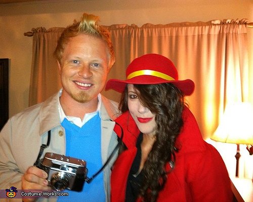 Tintin and Carmen Sandiego Tintin and Carmen Sandiego