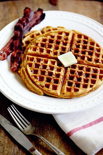 Pumpkin Gingerbread Waffles Pumpkin Gingerbread Waffles