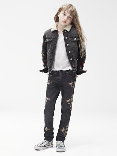 Isabel Marant for H&M
Jacket ($60), long-sleeved t-shirt ($30), trousers ($50), shoes ($50)
Photo courtesy of H&M
Isabel Marant for H&M
Jacket ($60), long-sleeved t-shirt ($30), trousers ($50), shoes ($50)
Photo courtesy of H&M