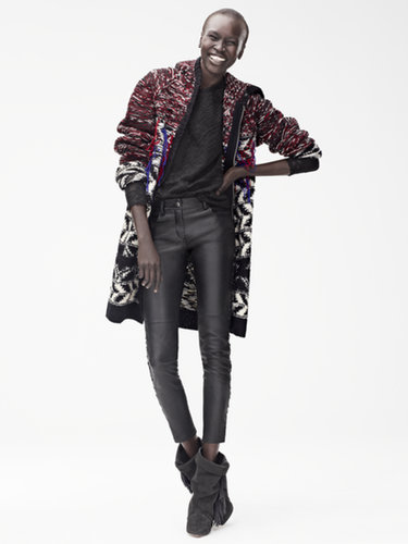 Isabel Marant for H&M
Cardigan ($149), top ($99), leather trousers ($299), leather boots ($299)
Photo courtesy of H&M
Isabel Marant for H&M
Cardigan ($149), top ($99), leather trousers ($299), leather boots ($299)
Photo courtesy of H&M