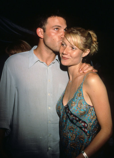 Gwyneth Paltrow got a sweet kiss on the forehead from her then-boyfriend Ben Affleck at the Armageddon premiere in July 1998.
Gwyneth Paltrow got a sweet kiss on the forehead from her then-boyfriend Ben Affleck at the Armageddon premiere in July 1998.