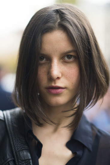 The shape of this woman's angled bob is a great option for someone looking to add some attitude to their cut.
Source: Le 21ème | Adam Katz Sinding
The shape of this woman's angled bob is a great option for someone looking to add some attitude to their cut.
Source: Le 21ème | Adam Katz Sinding