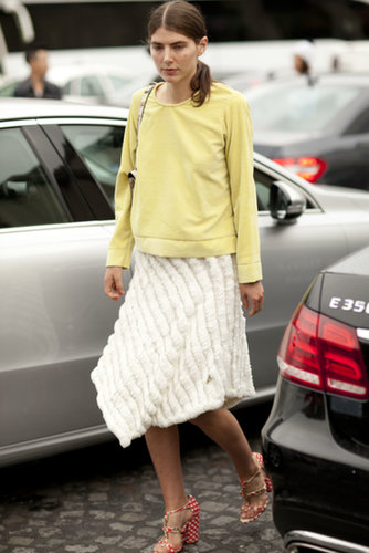 The top was easy, but there's something special about that skirt.
The top was easy, but there's something special about that skirt.